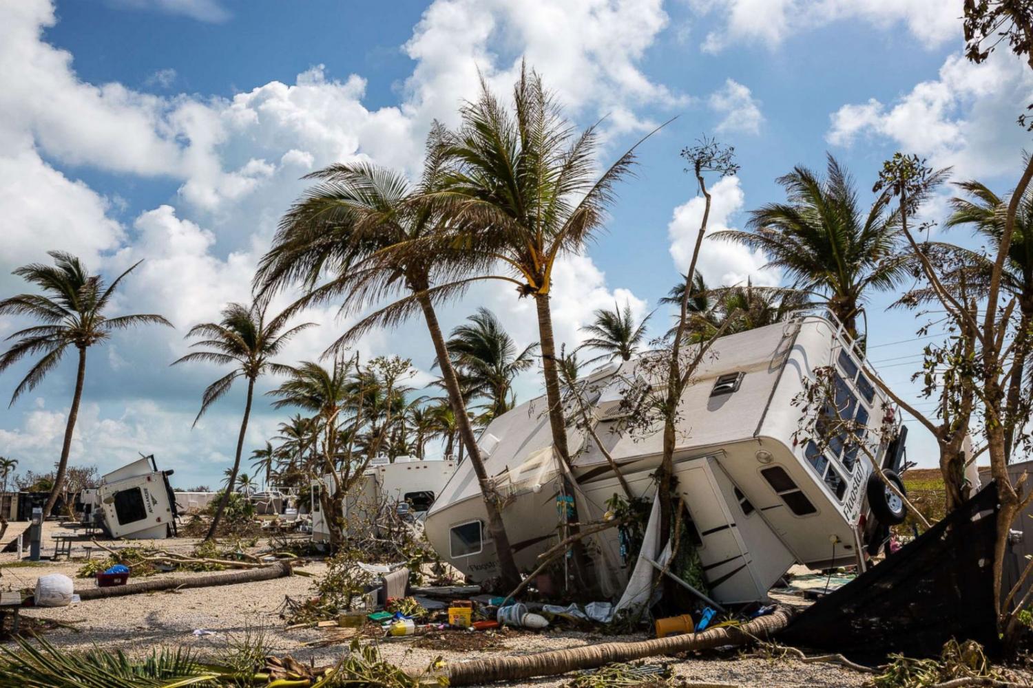 Hurricane Irma struck the Florida West Keys with powerful winds and storm conditions. Courtesy of The Atlantic