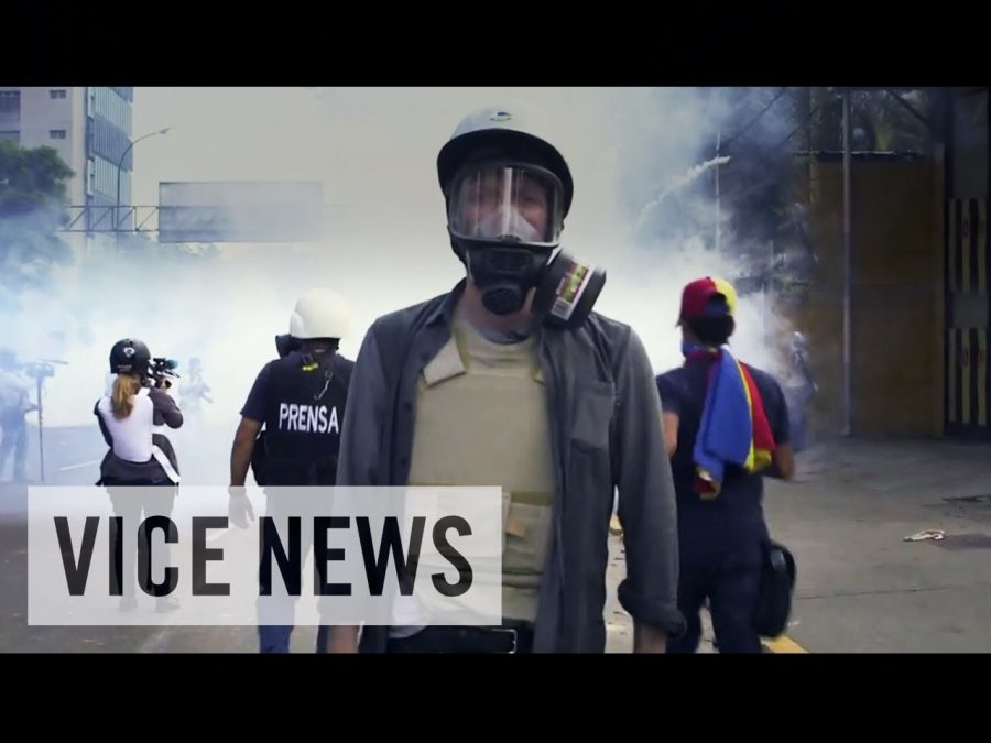 A poster advertising an episode of Vice News, where Vice journalists follow the Russian police. Graphic courtesy of IMDb

