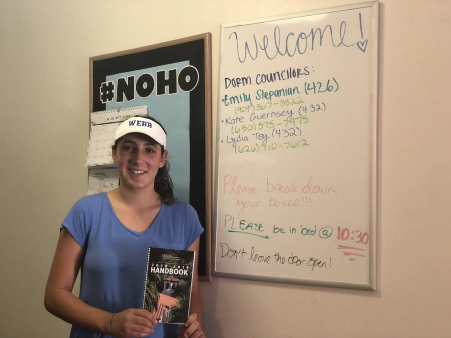Sasha Theder (22) is nervous yet excited to start her freshman year as a boarder in NoHo.