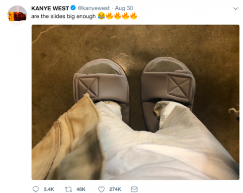 kanye big slippers