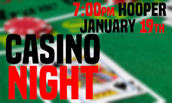 Casino Night is a great way to spend time with friends and play different games. Graphic courtesy of Summer Chen (‘20).