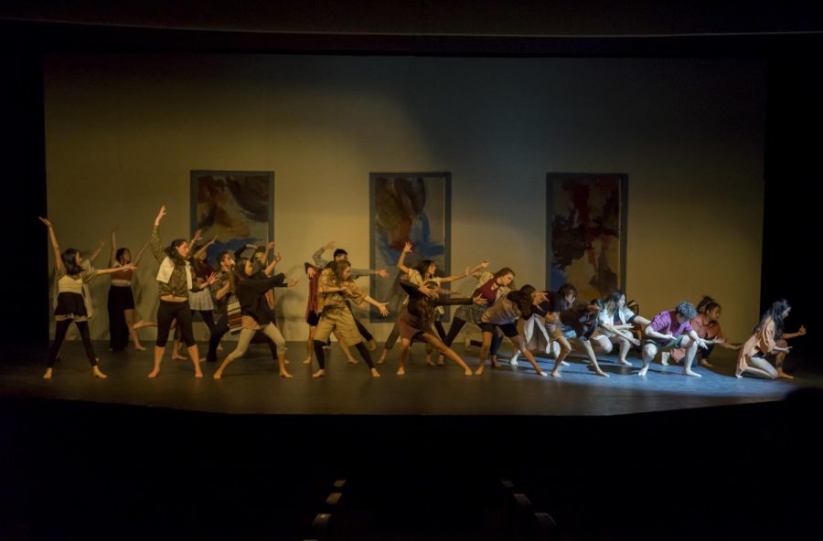 The dance team performs “Frames Framed.” 