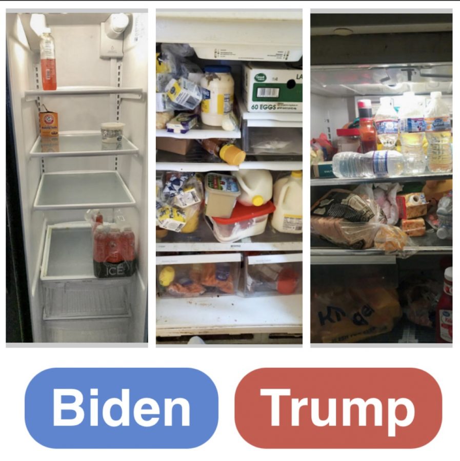 These are examples of a sample questions from the New York Times’ Can You Tell a ‘Trump’ Fridge From a ‘Biden’ Fridge? It features a fridge belonging to either supporter, and the viewer must decide who it belongs to. For more information on implicit bias, scientists from Harvard University, University of Washington, and University of Virginia have released Project Implicit, which is made up of an assortment of quizzes that tests your implicit bias and shows the results of how your immediate reactions affect your choices. Graphic courtesy: Kaylynn Chang (23).
