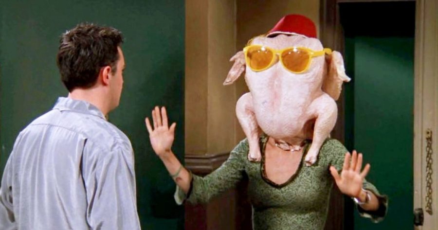 Photo from season five, episode eight, The One with All the Thanksgivings from the television show FRIENDS.