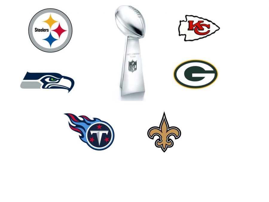 Top teams compete for a spot in the Super Bowl.