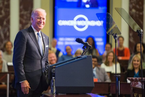 Biden at a White House event during his time as vice president with Obama. He has had many years of experience as a politician before running for president, leading to a greater foundation for his current role.
