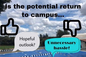 While some believe that returning to campus this spring is hopeful outlook, others find it unnecessary hassle.