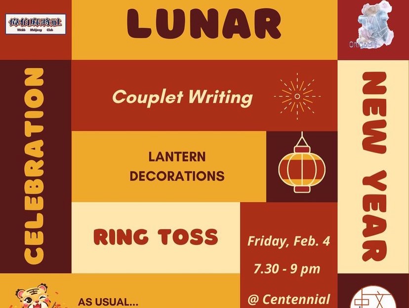 The poster for Lunar New Year celebrations, posted by the Chinese Club on their Instagram. 