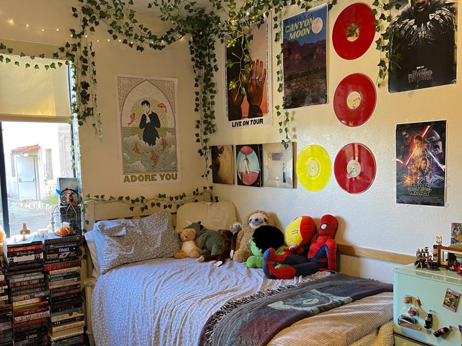Payton Delgado (‘25) decorates her room to fit her ultimate Pinterest aesthetic. Pinterest boards give Payton inspiration to create her dream room. “I wanted my room to be something that perfectly captured me. Pinterest definitely helped me fulfill that,” Payton said. 