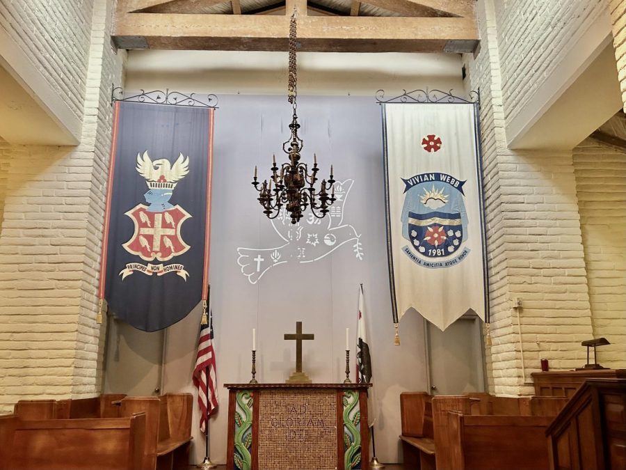 The Vivian Webb and Webb School crests rest side by side in the Vivian Webb Chapel. The crests represent each separate school and their respective foundations. “I feel like a lot of Webb has revolved around this with school model, and I feel like combining the schools would change a lot of traditions and it would take away a lot of history that weve had,” said Ale Fountain (‘24), a junior day student. Ale refers to Webb’s plan to eventually reconstruct the two schools and rebrand as one co-educational school. For upperclassmen, this change does not impact much, as they will finish their Webb experience under the two-school system. However, for current underclassmen, their entire Webb experience might shift.