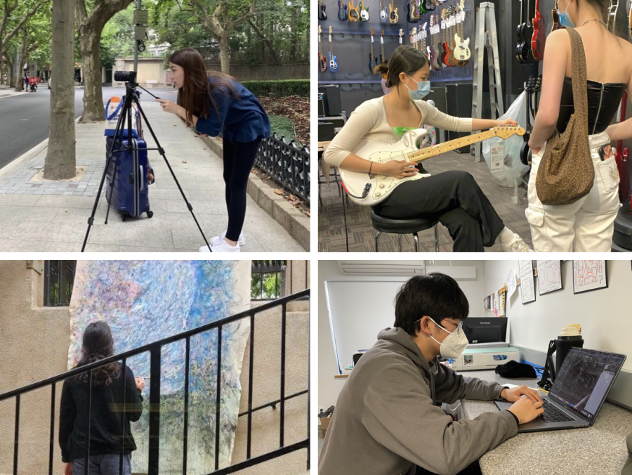 Four seniors at Webb demonstrate their artistic talents in their own unique ways. Through painting, film, music, and digital art, they enjoy living through their passions. 