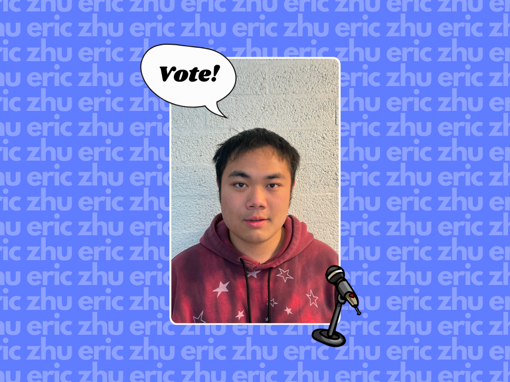 Eric Zhu (25) is a rising senior boarding student applying for Student Government Exec.
