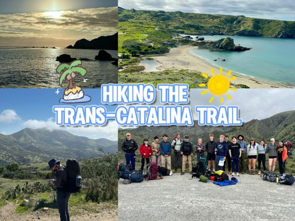 During the Hiking the Trans-Catalina Trail Unbounded Trip, participants endure one of the most demanding yet rewarding backpacking trails. Students encountered beautiful scenery and built new friendships. “This trip pushed me out of my comfort zone, and we ended up camping in some incredible spots,” Frannie Hinch (‘25) said.  