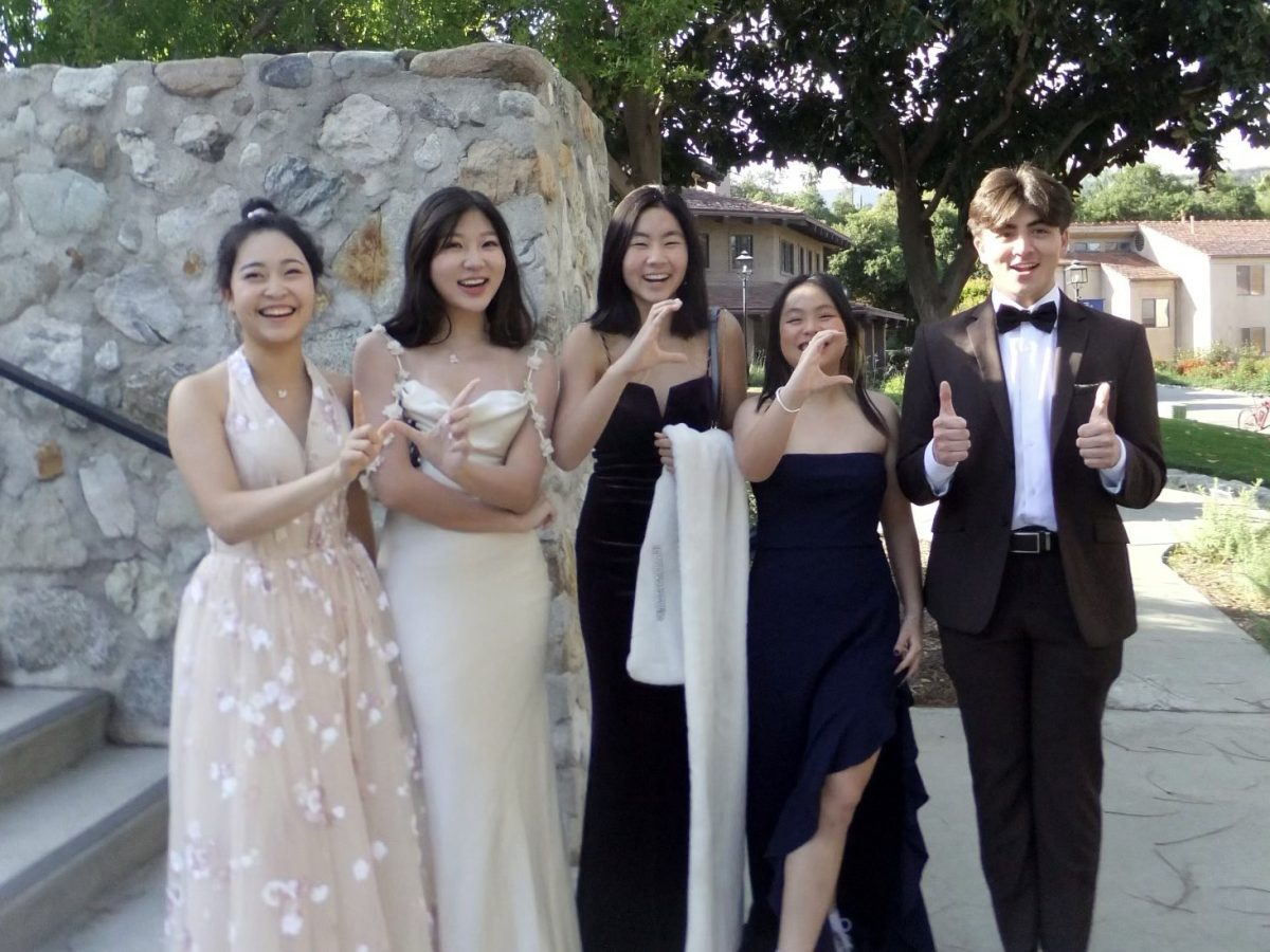 From left to right: Jenny Wang (‘24), Emily Li (‘24), Eleanor Hong (‘24), and Stratton Rebish (‘24) show W-C-C with their hands during the 2024 prom reception. Our 2023-2024 Head Editors have been the driving force and inspiring leaders behind the Webb Canyon Chronicle.
