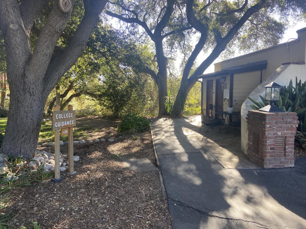 The College Guidance Office, hidden between the trees of lower campus, with a table and chairs outside providing a quiet place to work, is where students receive advice and support while preparing for and applying to college. “I think it's hard because it's two counselors supporting 100 students,” said Emily Thornton (’24). “I think you can feel really unsupported.” Only having two counselors for so many students might lead to a lack of knowledge for students about the college process.