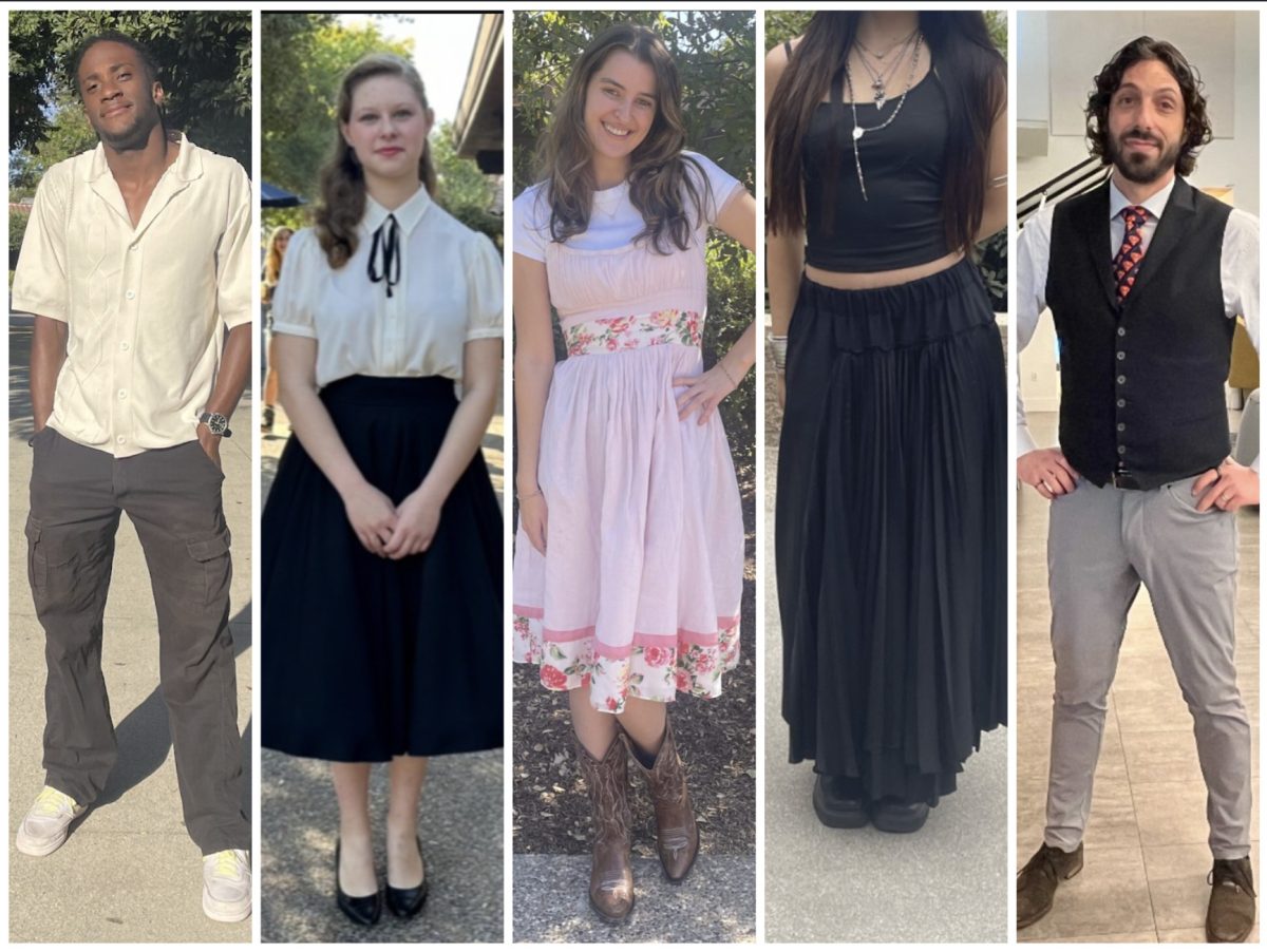 Fit checks are a staple at the WCC, but this time, it is a history edition! Featuring Kenny Clay (‘25), Rebecca Bronstein (‘27), Olivia Silvia, humanities department faculty, Jia Ni (‘26), and Ken Rosenfeld, Dean of Campus Life, the WCC will take you through fashion from the 1930s to the 1980s. “I love wearing a piece of history,” Rebecca said. Hop on for a journey Back to the Future!