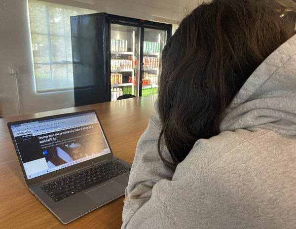 During her free block in Stockdale Community Center, Emma Kaivan-Mehr (‘27) reads an NBC News article titled “Trump won the Presidency. Here’s what he’s said he’ll do.” “I didn’t see many people affected positively or negatively by the election,” Emma said. This lack of emotion concerning Trump’s reelection was prevalent in the Webb community post-election.