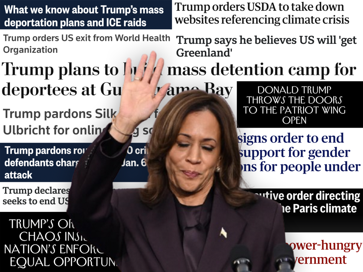 Following the election, Kamala Harris accepted her defeat in a concession speech, acknowledging the hard-fought campaign and urging her supporters to continue fighting for their values. Donald Trump’s victory and return to the White House was marked by a series of immediate executive actions, including withdrawing from the Paris Climate Agreement, reinstating strict immigration policies, and pardoning his supporters convicted in connection with the January 6th Capitol attack. “When Trump won, I understood that the history of the U.S. will be completely changed forever and began preparing myself to see extremism on the rise,” Marc Zambrano (‘26) said. For many, his inauguration signaled not just a political shift but a turning point in the country’s trajectory. 