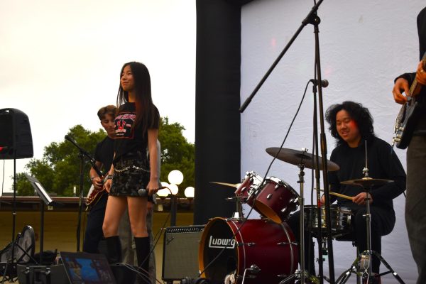 Webb’s band, 7-10 brought the crowd to life, showcasing their vast talents from saxophone, to bass, to drums. Yichen Sun (‘27), James Base (‘26) and Ender Liu (‘25) were a part of the band’s early formation during last years Unbounded Days, but the group has grown, and new members have joined. “What I enjoyed and what made the event stand out was the opportunity for everyone to showcase their musical abilities and their love for music,” said Jayden Aleman (‘26), Jubilee performer and organizer. The event brought people together over the shared love for music.  